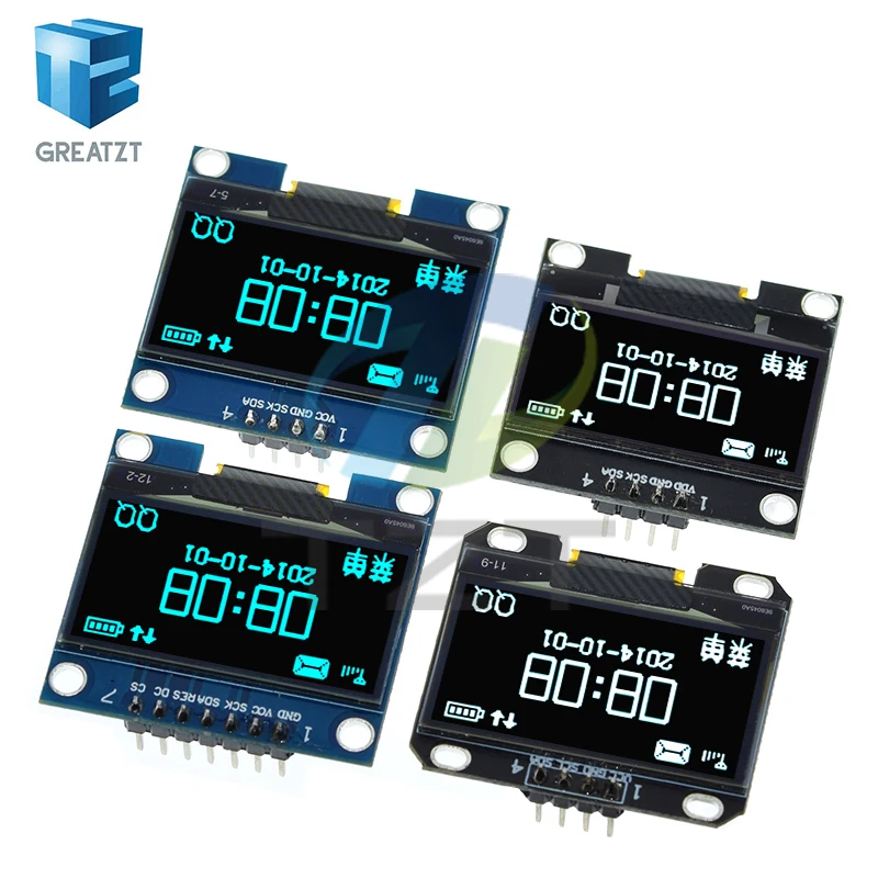 1.3 inch OLED module SPI/IIC I2C Communicate white/blue color 128X64 1.3 inch OLED LCD LED Display Module 1.3" OLED Module