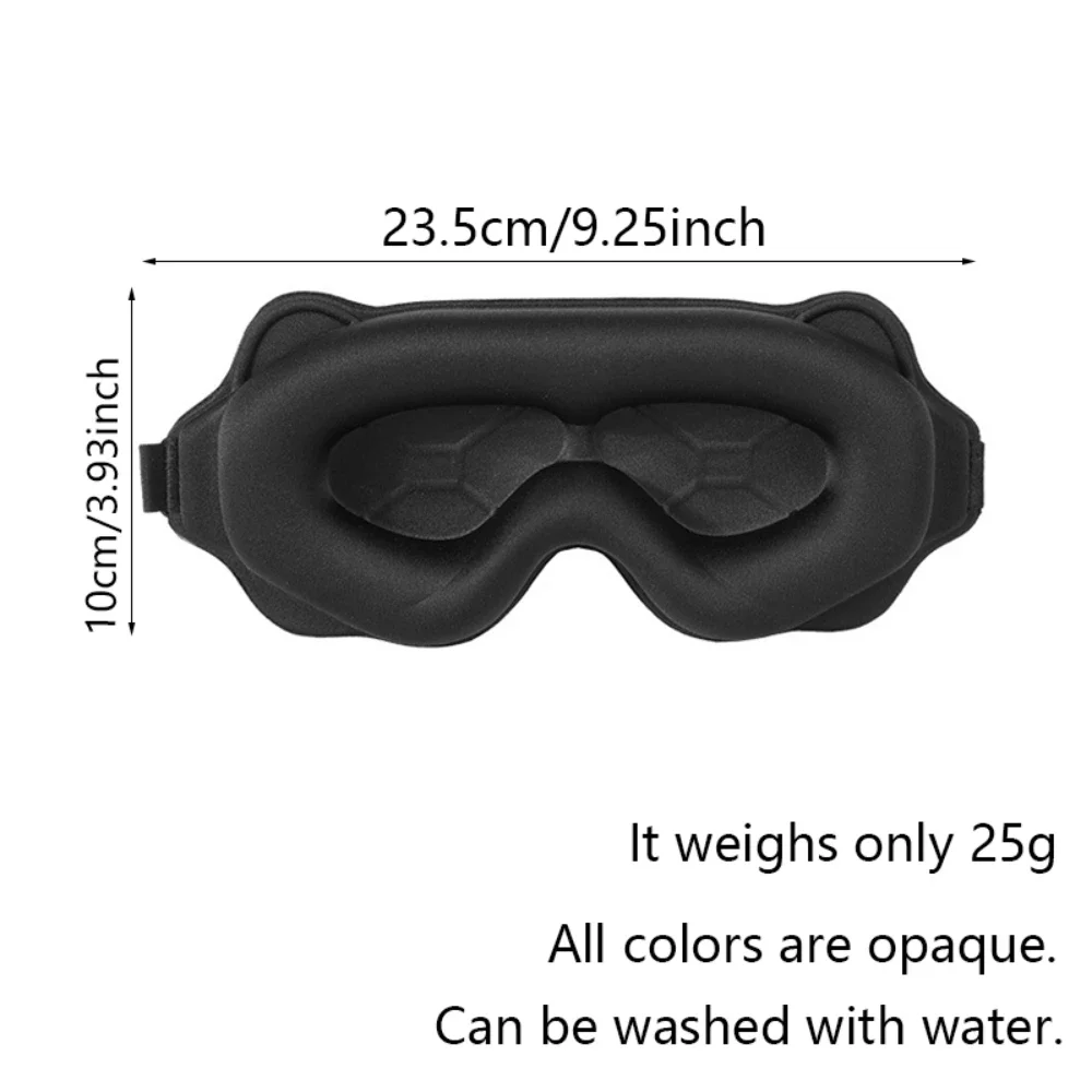 3D Sleeping Mask Block Out Light Soft Padded Sleep Mask For Eyes Slaapmasker Eye Shade Blindfold Sleeping Aid Face Mask Eyepatch