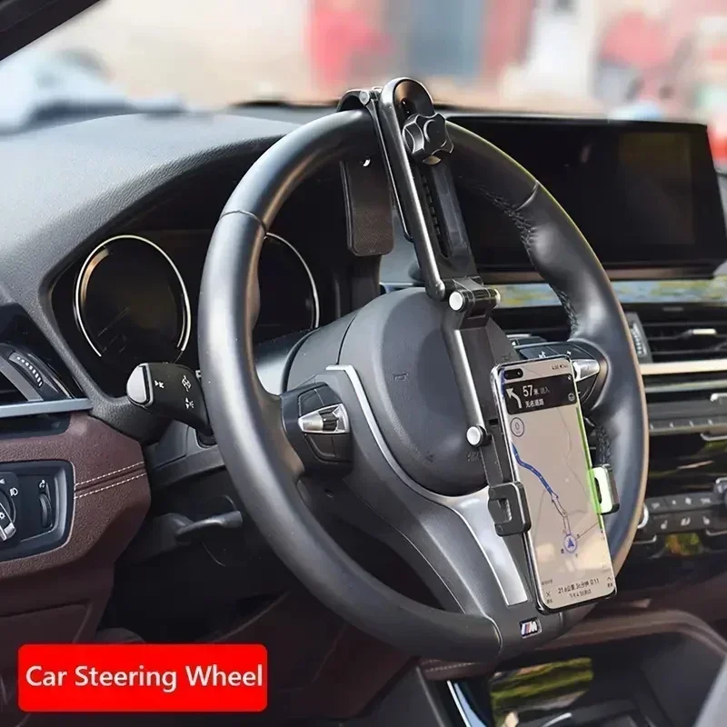 Sun Visor Phone Holder for Car Multifunctional 360° Rotating Sun Visor Cell Phone Holder with IPhone/Samsung/Android