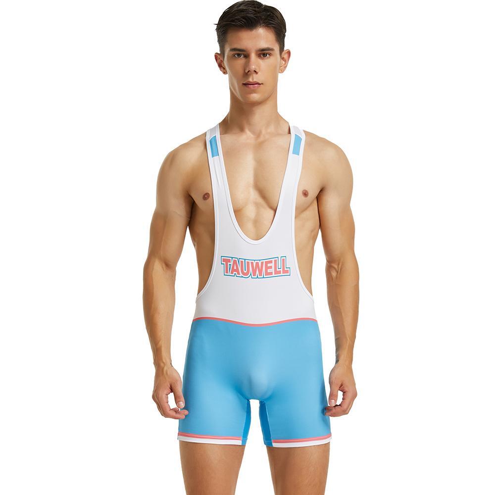SEOBEAN-camisetas interiores para hombre, camiseta de lucha libre, entrenamiento físico, chaleco de una pieza, ropa interior, mono de culturismo