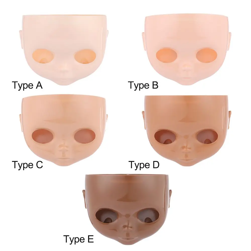 1Pcs 1/6 Blyth Puppe Fabrik 30cm Kunststoff Blyth DIY Puppe Frontplatte Mit Backplate Ändern Make-Up Frontplatte schraube Spielzeug Zubehör