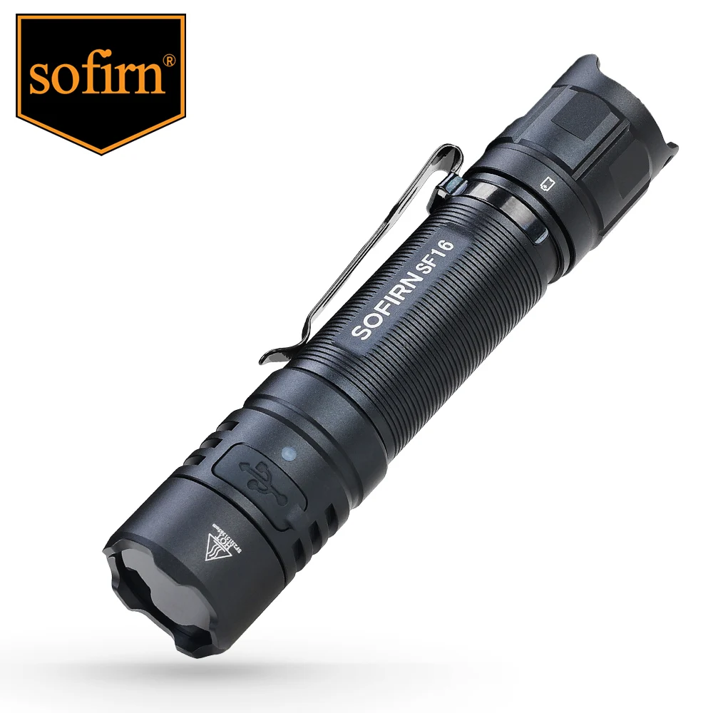 Sofirn SF16 SST08 linterna UV 365nm portátil 18650 USB C antorcha ultravioleta recargable para detección/mascotas/urina/manchas