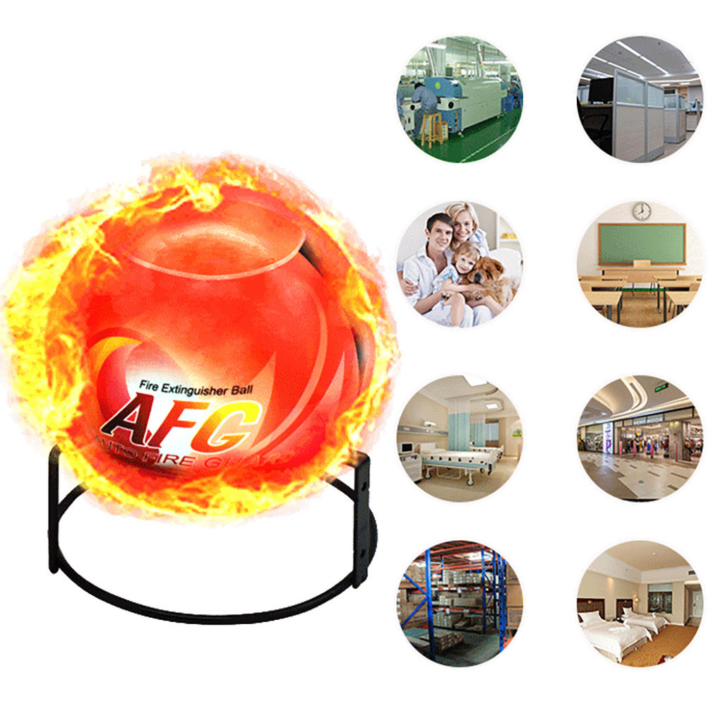 Bola de extintor de incêndio jogável, fácil de usar, segura e não tóxica, explode automaticamente e extinge o incêndio