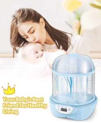 Botella de gran capacidad, esterilizador de leche caliente y secadora con Control LCD
