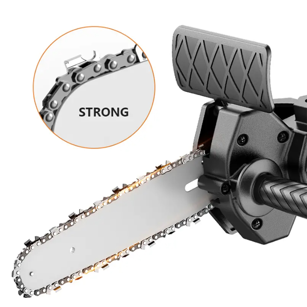 4/6 Polegada broca elétrica modificada para adaptador de motosserra elétrica ferramenta kits cabeça conversão portátil poda madeira