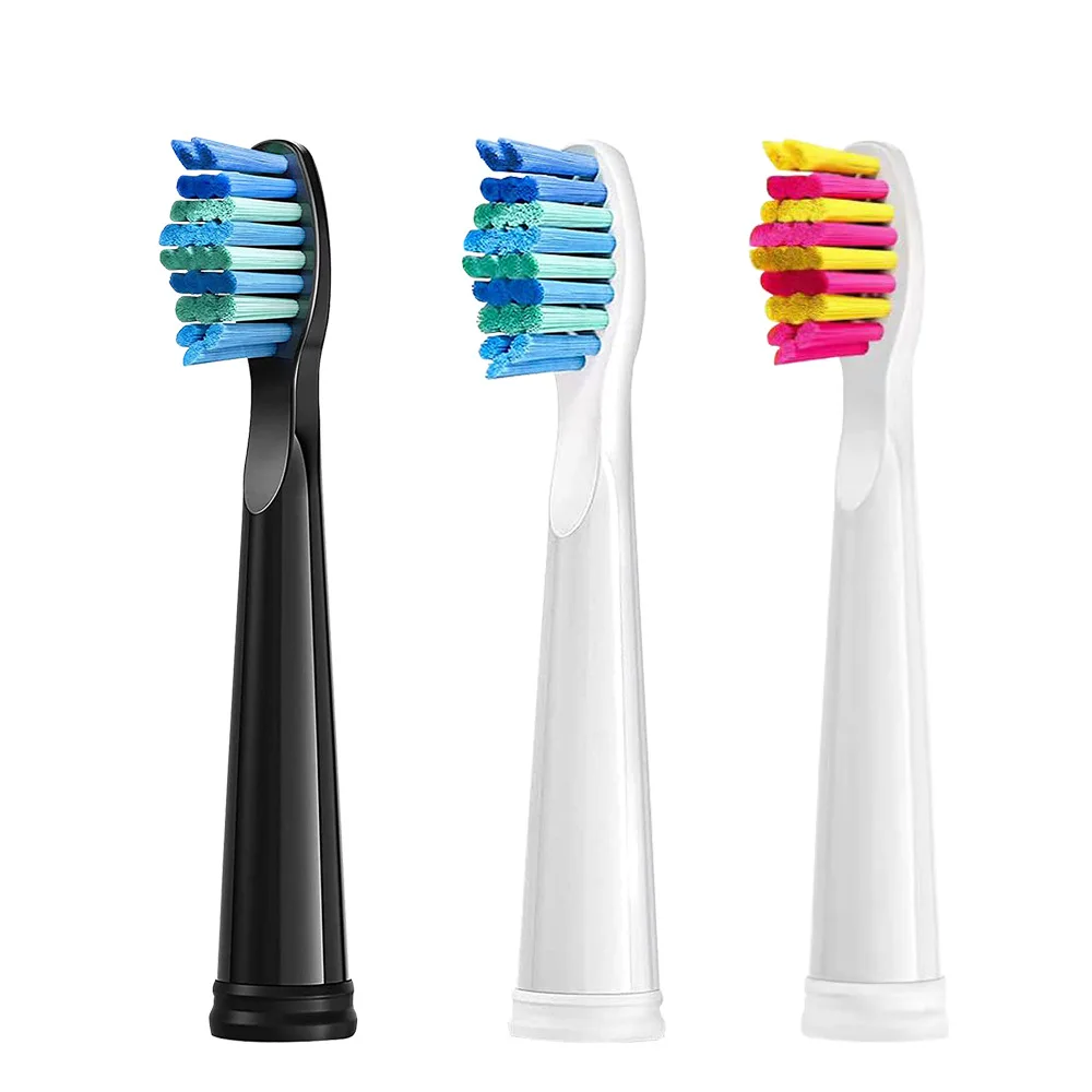 3/4/8/12/16 Pcs Replacement Brush Heads For Seago For Fairywill Electric Toothbrush Head Dupont Bristle Brush Refill Tooth Clean