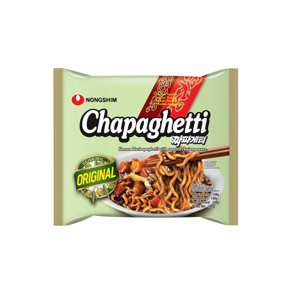 NONG SHIM，Jajang - Myeon Instant Noodles，Pack of 5, 140g per pack