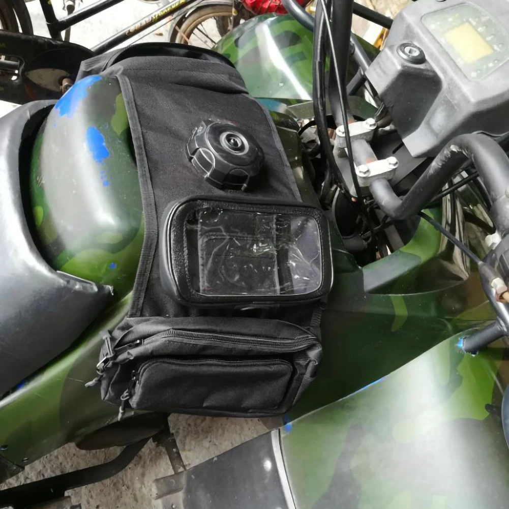 Bolsa para tanque de combustível de motocicletas atv, compatível com polaris 570 xplorer 42 sportsman para kawasaki 360 e yamaha 400cc quad