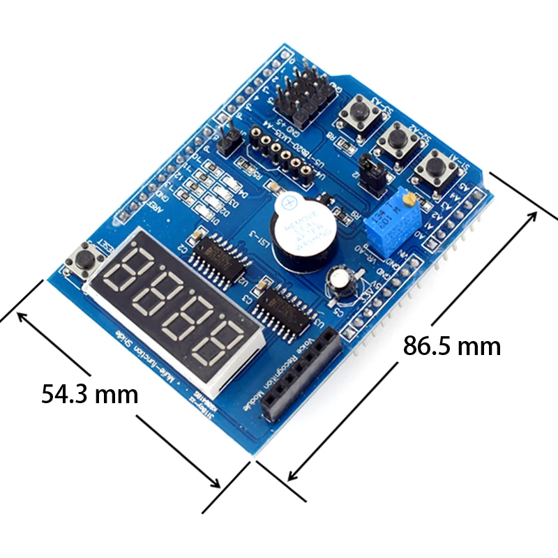 Kit de placa de expansão multifuncional baseado em aprendizagem UNO R3 LENARDO Mega 2560 Shield multifuncional para Arduino