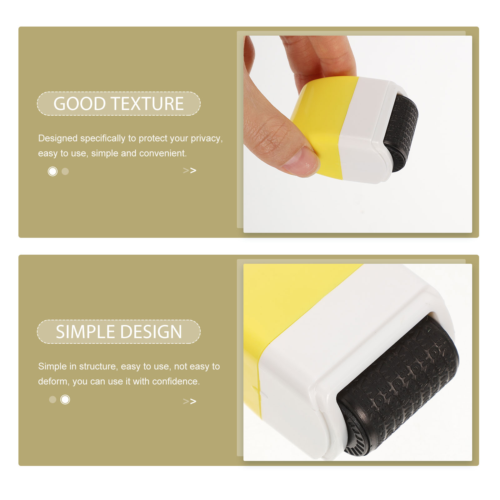 1-Rollen-Siegelkarte für Vertraulichkeit, multifunktionales ABS-Material, Adressblocker, Vertraulichkeitssiegelinformationen