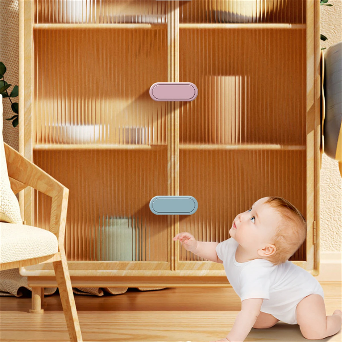 5/10 шт., невидимые замки для дверей шкафов и ящиков