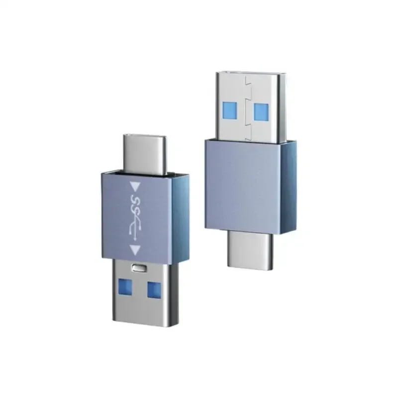 USB portabel, 5/3/1 buah USB tipe-c revolusi USB3.1 Wanita kabel OTG konverter siku untuk MacBook Laptop Data ponsel