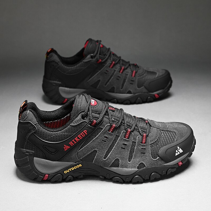 Hikeup herren wanderschuhe wildleder outdoor schuhe verschleiß feste männer trekking wander jagd taktische turnschuhe