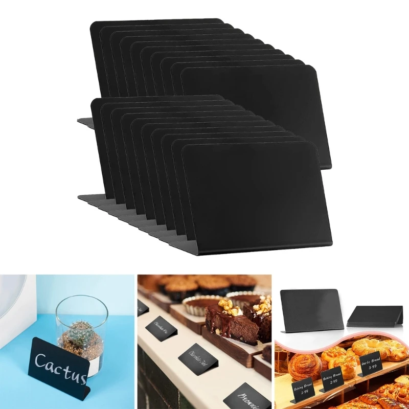 Mini Chalk Board Sign Mini Chalk Labels Message Board Mini Chalkboards Reusable Chalkboard Labels Erasable Message Board