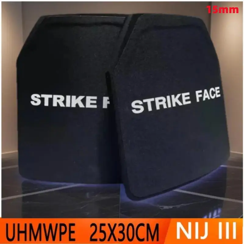 NIJ Class III Pure PE Bulletproof แผ่น 25X30 ซม.Class 3 Bulletproof แผ่นยุทธวิธีใส่แผ่นกระเป๋าเป้สะพายหลัง Deck เกราะ