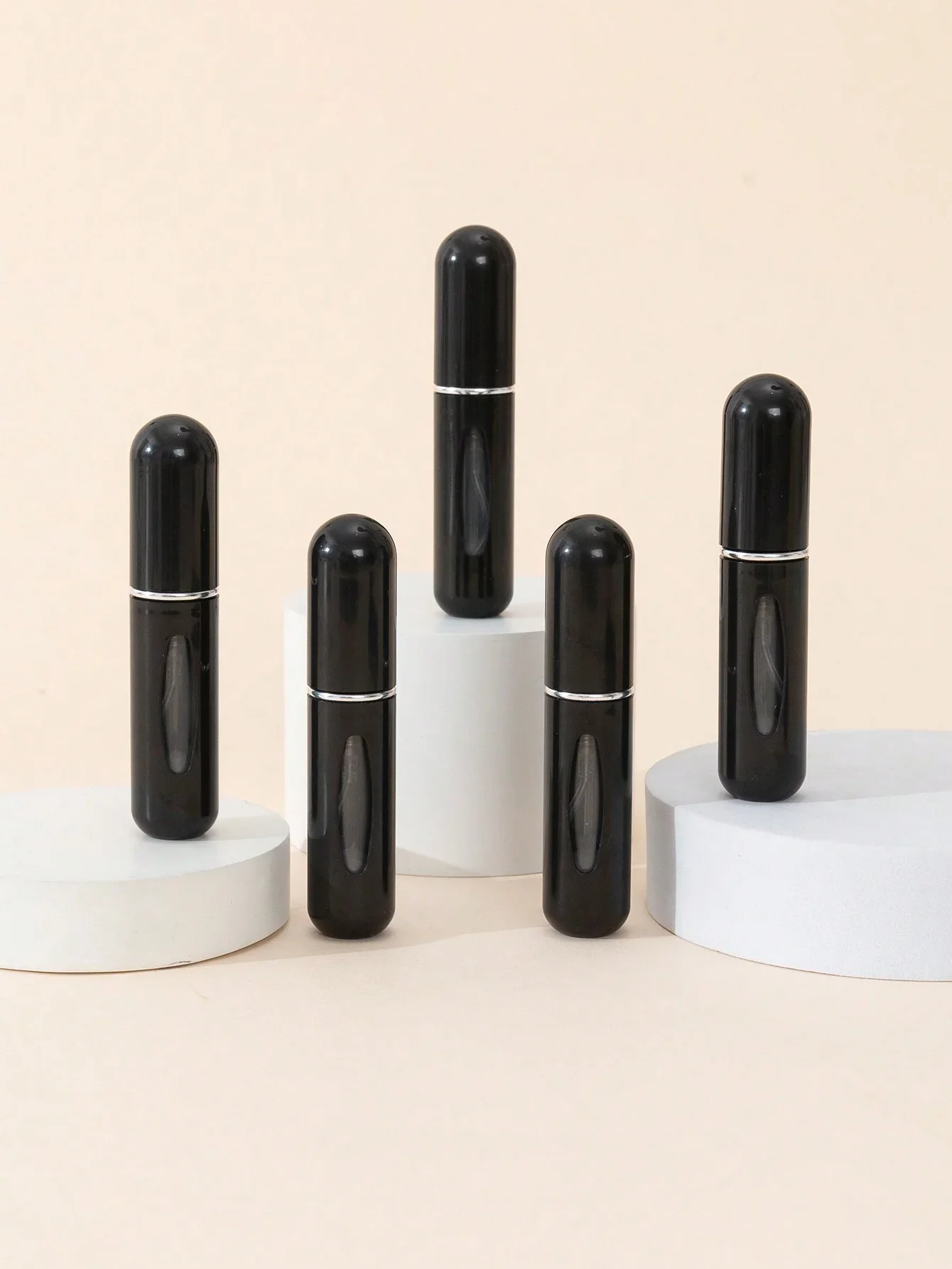 Set di bottiglie di profumo da 5/10 pezzi da 5 ml, materiale ecologico, flacone spray per profumo, mini contenitore idratante portatile
