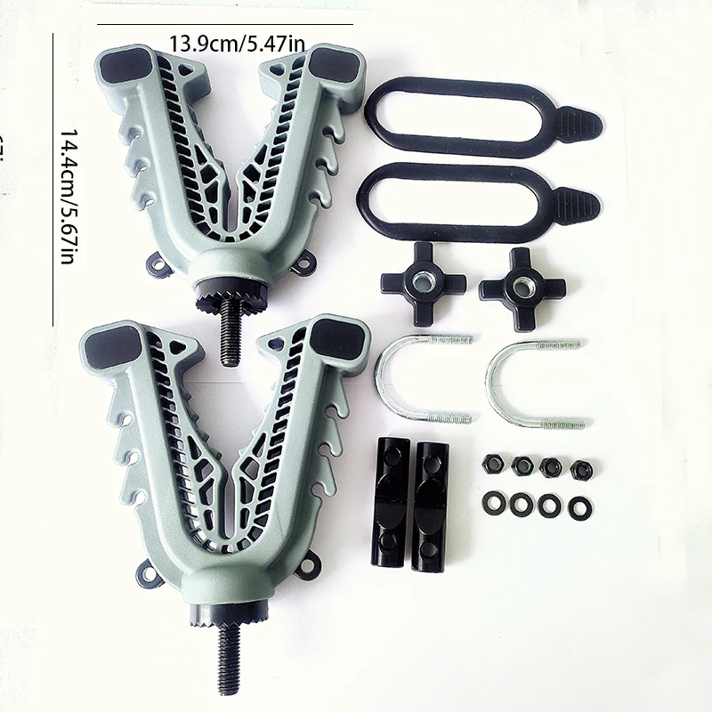 RACK DE PISTOLA ATV UTV com revestimento de borracha