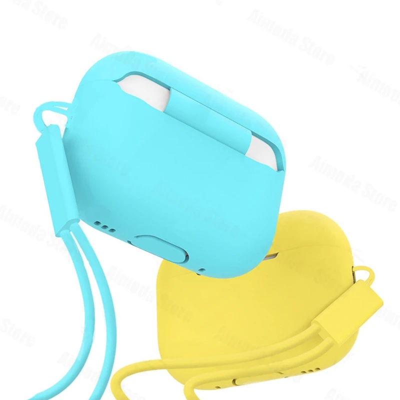 Dành Cho Tai Nghe AirPods Pro 2 Ốp Lưng Silicone Lỏng Dành Cho Tai Nghe AirPods 3 Pro 2 Ốp Lưng Mềm Tai Nghe Chụp Tai Protetcive Funda Cho AirPod pro 2 Pro2 Bao