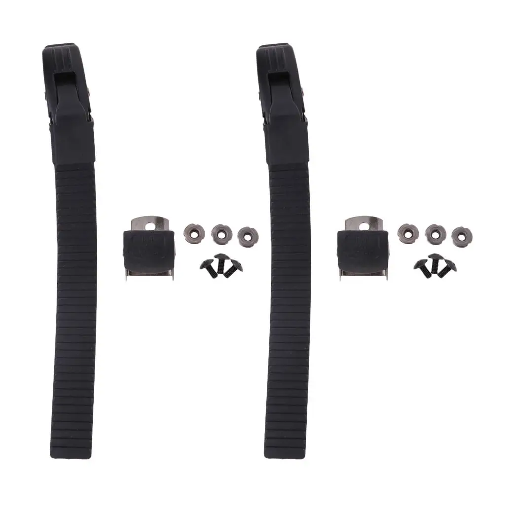 2er-Set Ersatzgurt für Inline-Rollschuhschuhe mit Klemme und Schraubenmutter