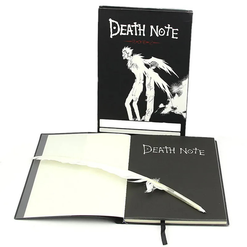 Anime Death Note Notebook Set Lederen Journal Verzamelbare Death Note Notebook School Grote Anime Thema Schrijven Journal