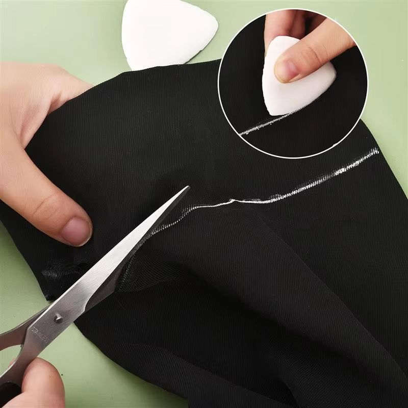 1-3 Stuks Kleurrijke Stof Kleermakers Krijt Driehoek Naaien Doek Markering Krijt Uitwisbare Stof Marker Kleding Handwerken Accessoires