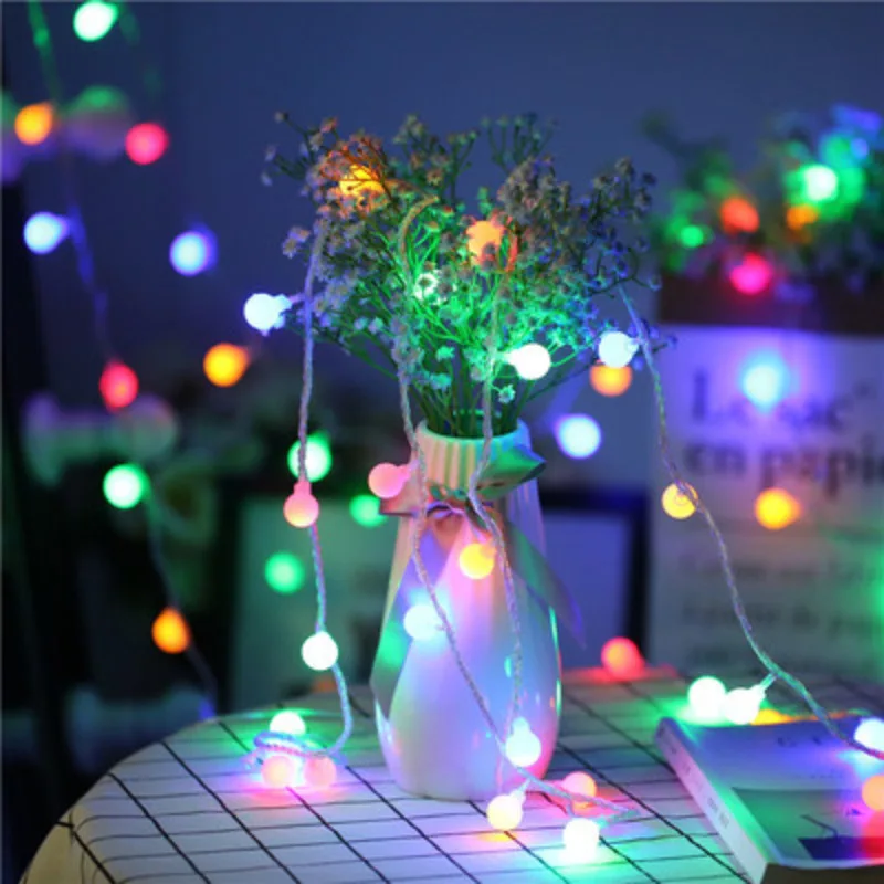 10M ขนาดเล็ก Ball Fairy ไฟ Globe String ไฟ USB/แบตเตอรี่ดําเนินการสําหรับ Garden คริสต์มาสห้องนอนงานแต่งงาน Camping เต็นท์ตกแต่ง