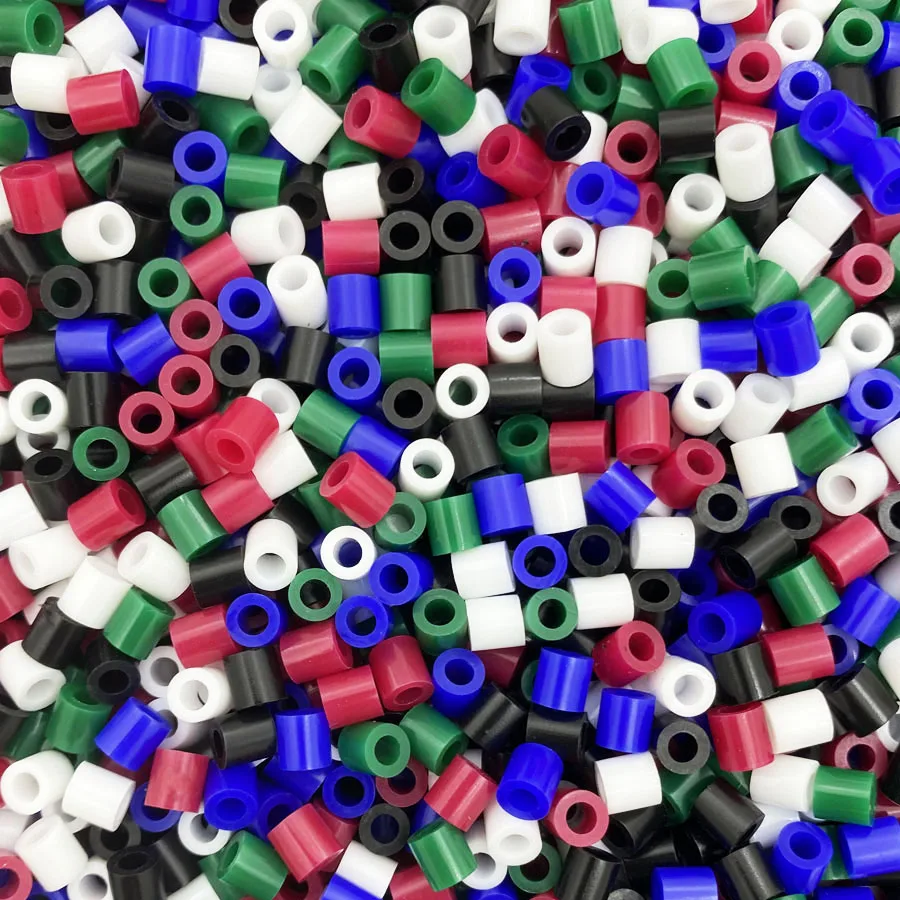 1000 Cái/gói 5Mm Balo Hạt Xếp Hình Đồ Chơi Giáo Dục Juguetes 3D Xếp Hình Ghép Hình 48 Màu Nhựa Xếp Hình Perlen Hạt Cầu Chì Hạt dành Cho Trẻ Em