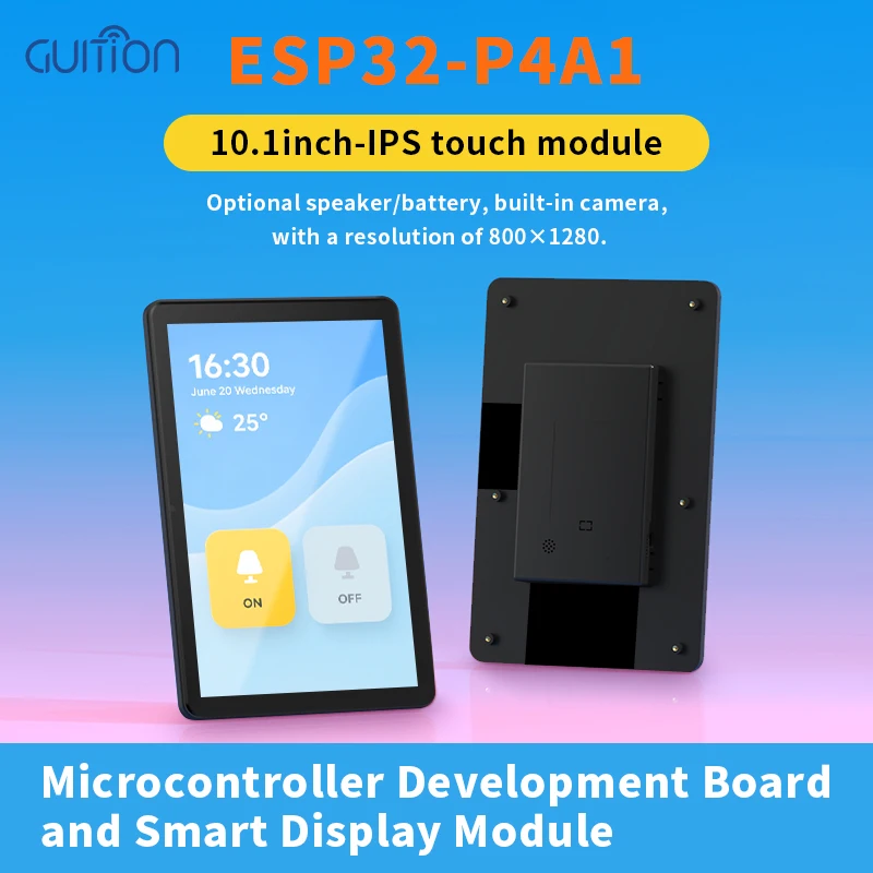 10.1-inch ESP32P4 development board supports Xiaozhi ESP32 C6 capacitive touch screen
