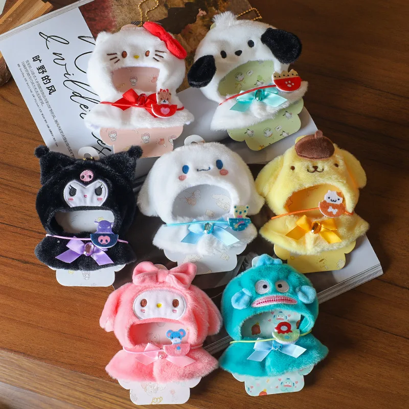 Voor Labubu Cinnamoroll Mantel Rok Set Accessoires Geschikt Voor 15 Cm Pop Kleding Cadeau Speelgoed Leuke Meerdere Stijlen Om Uit te kiezen