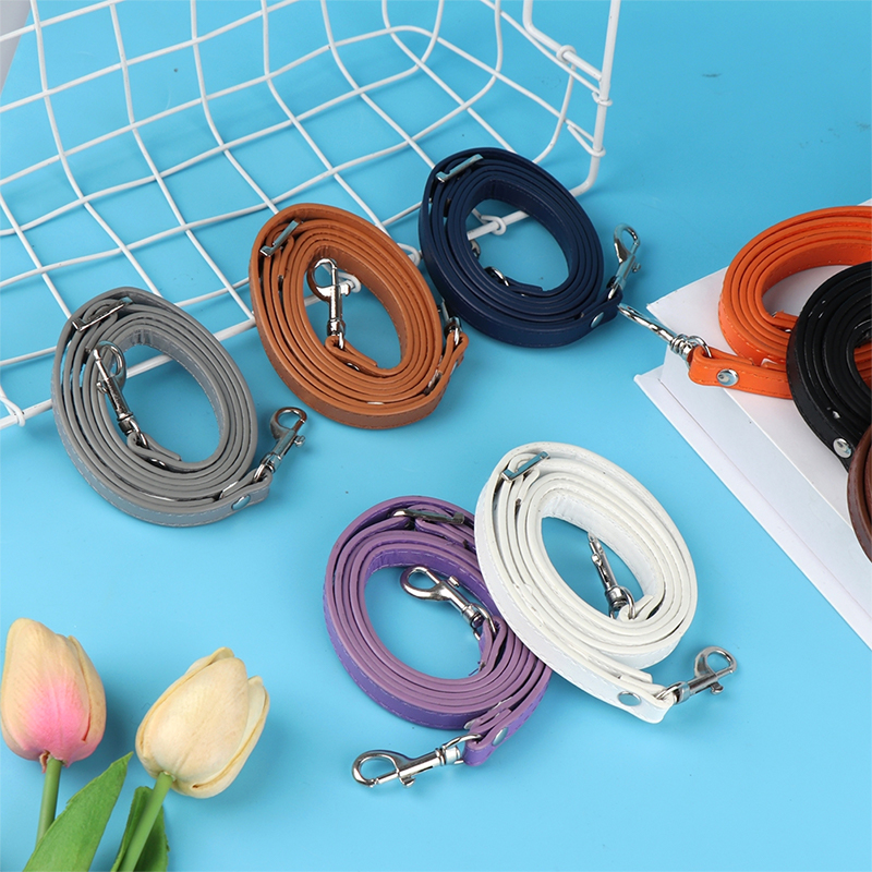 PU Leather Shoulder Bag Strap, alças DIY, alça de substituição, fivela de prata, cintos de bolsa 120cm