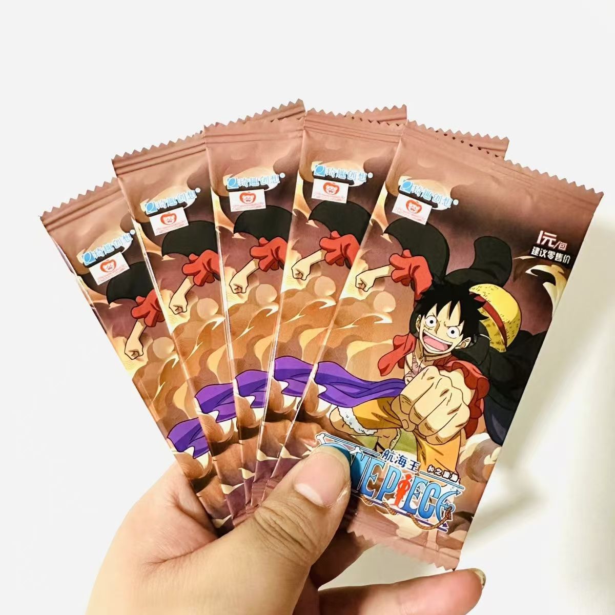 Cartas coleccionables de Anime de una pieza, juego de cartas coleccionables de Luffy Zoro, Sanji Nami TCG, caja de refuerzo