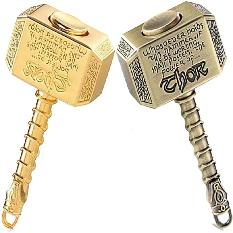 Engraçado martelo de metal cinético girando bolso brinquedo fidget spinner aniversário presente natal crianças adulto alívio do estresse brinquedos dedo brinquedo