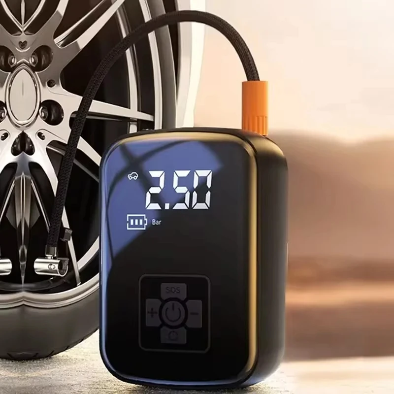 Kabelgebundener Auto-Luftkompressor, elektrische Reifenfüllpumpe für Fahrrad, Boot, Motorrad, Auto, Reifenbälle