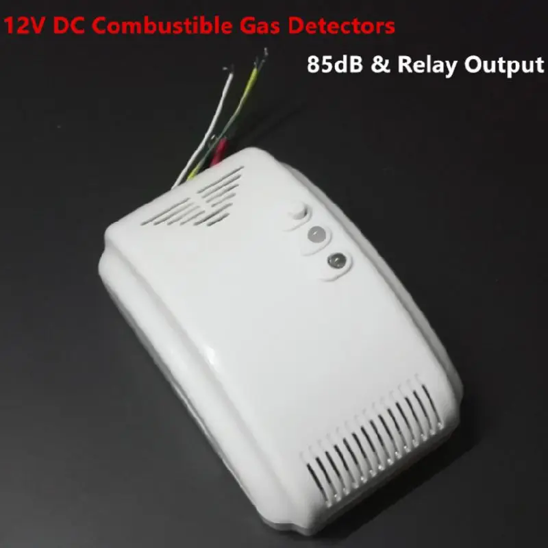 12V Detektor gazu Alarm czujnika Propan Butan LPG Natural Motor Home CamperNaturalny gaz płynny LPG LNG Alarm wycieku wykrywania