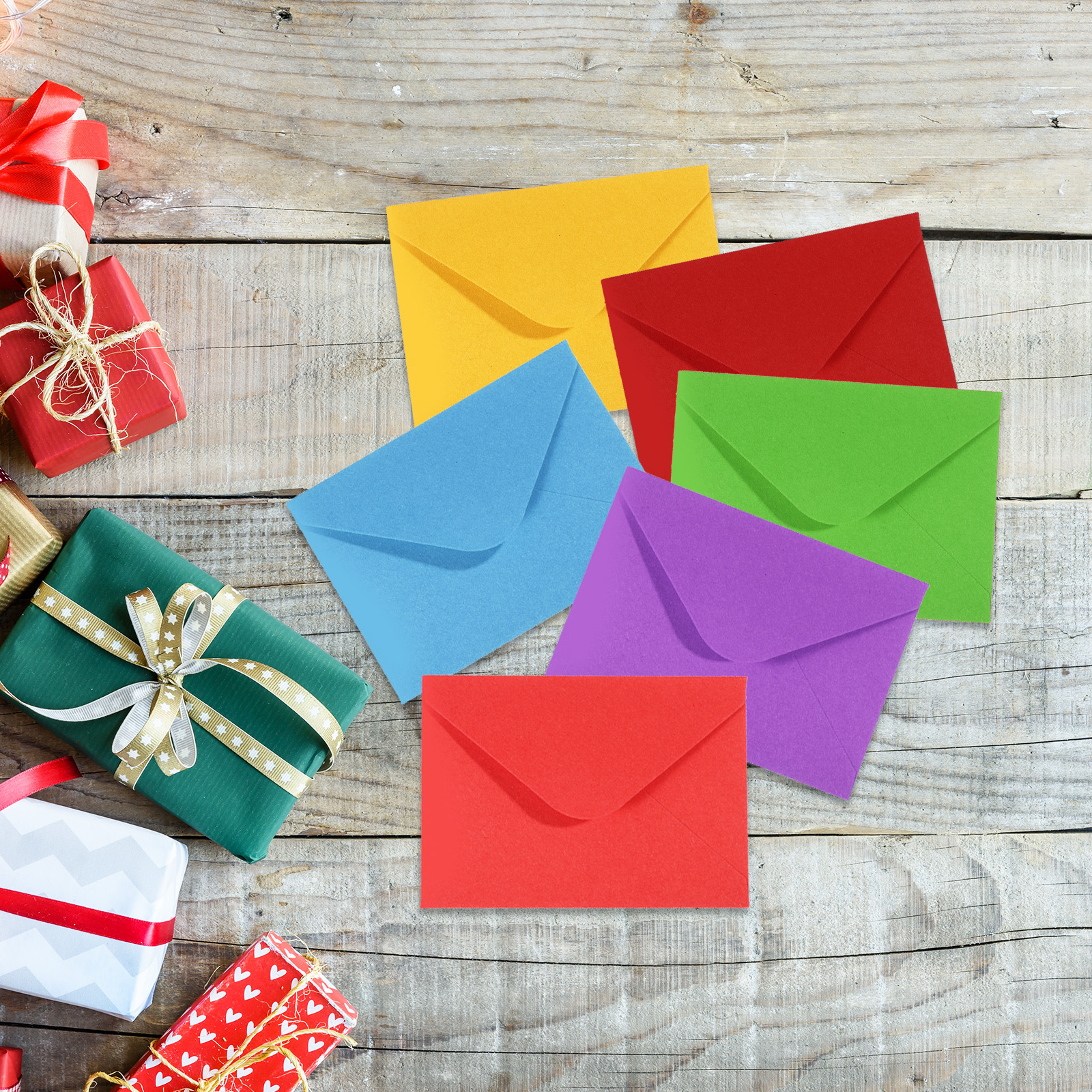 50/100Pcs Mini Paper Envelopes 10x7cm Mini Gift Greeting Card Business Card Envelope Western Envelopes for Wedding Invitation