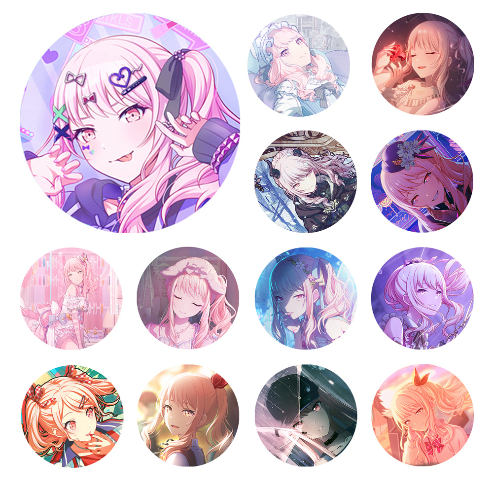 Projekt SEKAI Anime Akiyama Mizuki Nightcord 50mm Metall Abzeichen Brosche Pins