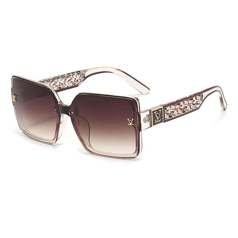 Nuevas gafas de sol clásicas de moda para mujer, gafas de marca Glamour de lujo para hombre, gafas cuadradas con estilo Unisex UV400