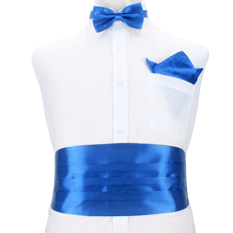 Conjunto de gravata borboleta e faixa de bolso masculina, gravata borboleta clássica, lenço de smoking para festas, casamentos, bailes