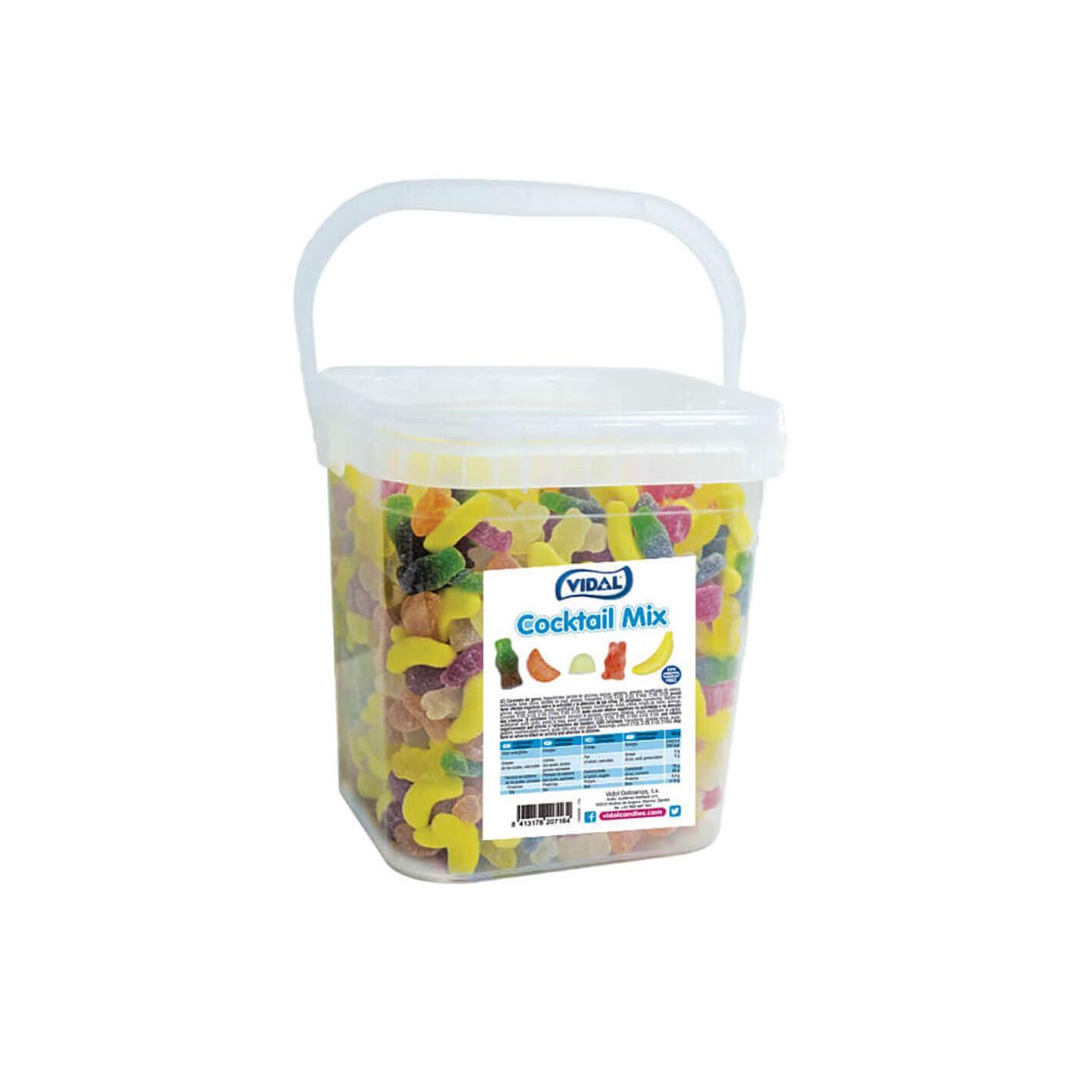Balde de Vidro de 3kg, Gummi-Sem Glúten e Sem Gordura