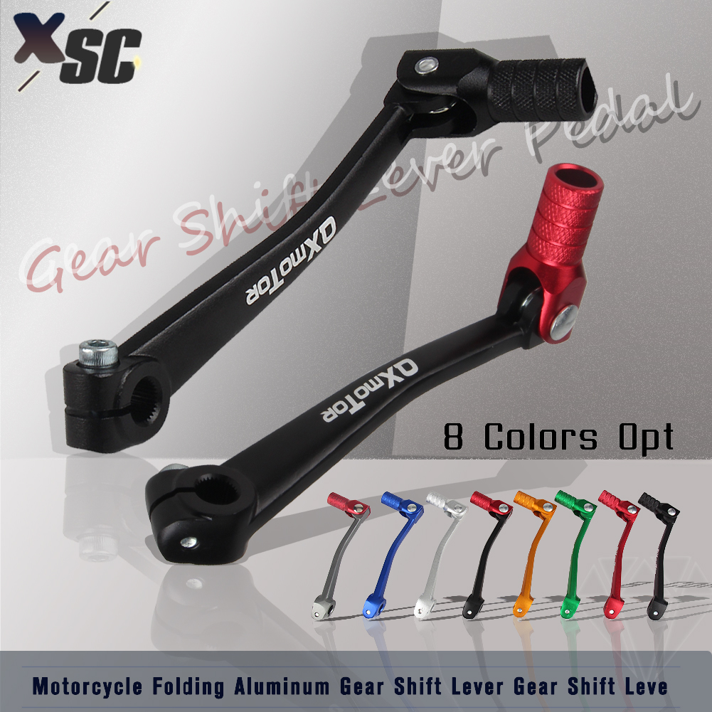 Motorrad CNC Aluminium Klapp Schalthebel Für Kayo Apollo Bosuer 110 125 140 150 160 250 cc Dirt Bike Pit Bikes Schalthebel