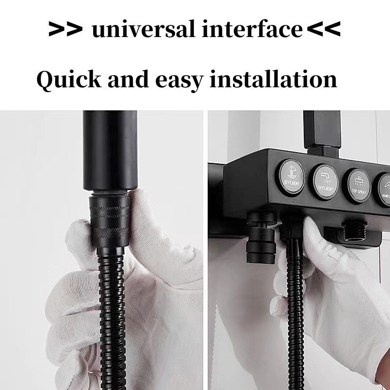 Stainless Steel Flexible Shower Hose Long Bathroom Shower Water Hose Extension Plumbing Pipe Pulling Tube Bathroom Accessories