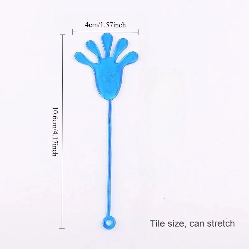 5-50 pezzi bambini divertenti mani appiccicose giocattolo palmo elastico appiccicoso schiaffo palmo giocattolo bambini novità regalo bomboniere forniture