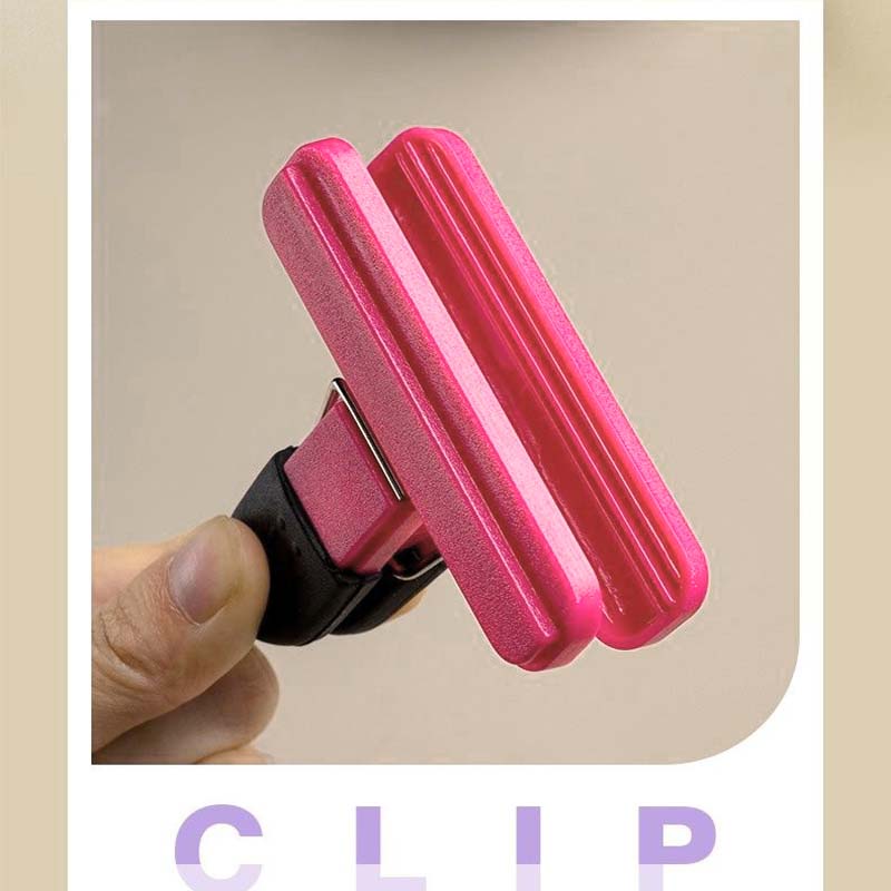 Clipe de vedação de alimentos tipo t, 3 peças, pacote de lanche, clipe de vedação forte, à prova de vazamento, umidade, saco plástico, clipe de vedação