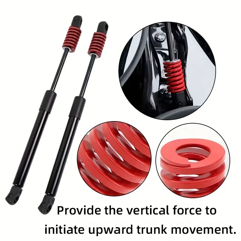 OD 25mm 2PCS Rot Sterben Frühling Kompression Spirale Stanzen Frühling Für Auto Hinten Stamm Heckklappe Strut Unterstützung heben Bars Werkzeuge