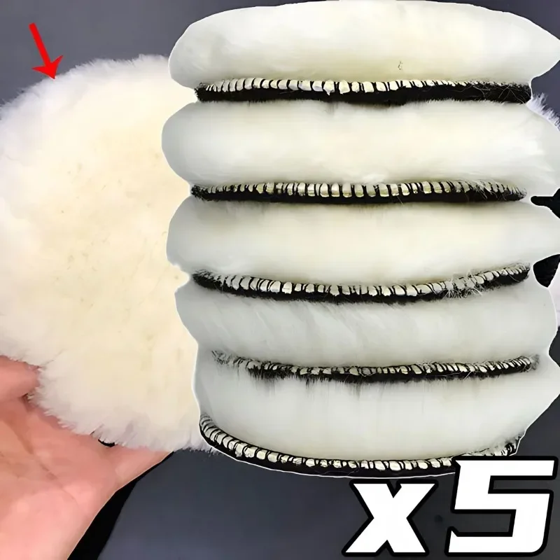 3/4/5/6/7 Zoll Polieren Kit Ein Polieren Pad Auto Wachsen Schwamm Disk Wolle Rad Autolack Pflege Polierer Pads für Auto Polierer