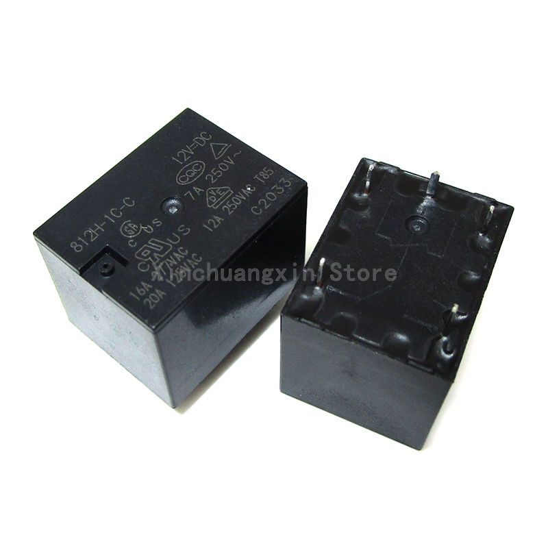 812H-1C-C 812H-1A-C 812H-1C-C -5VDC 12VDC 812h-1c-24vdc 5PIN 4PIN 16A relé de potencia