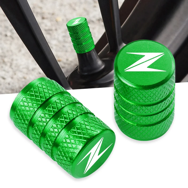 2 pçs para kawasaki novo z400 z900 z1000 z800 z750 z300 z650 tampa da válvula do pneu da roda da motocicleta plug cnc acessórios