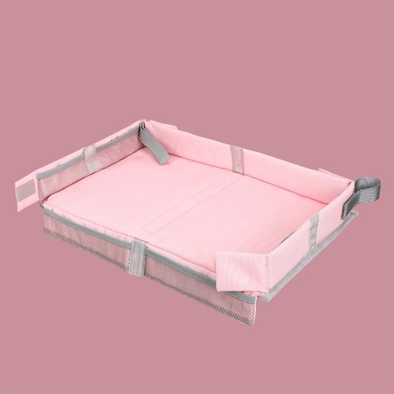 KXRD Multifunction Children airplanes Play Tray Small Fold Up Designs Desk with Adjustable Angles for Comfortable Use onboards