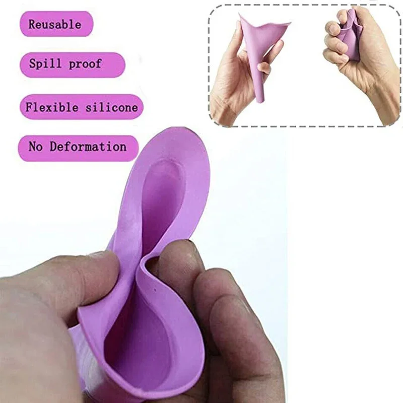 Herramientas de Peeing de pie para mujer, urinario de emergencia portátil reutilizable para exteriores, Mini inodoro para viajes largos en coche, atasco de tráfico, nuevo