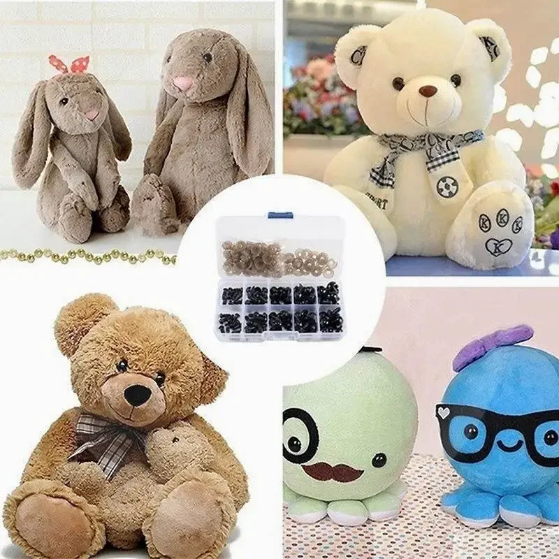 50/100 Viên Đá Mắt Nhựa Sang Trọng An Toàn Mắt Amigurumi Móc Bằng Dành Cho Đồ Chơi Trẻ Em Thủ Công Diy Ngộ Nghĩnh Đồ Chơi Mắt Động Vật búp Bê Accessorie 5-14Mm